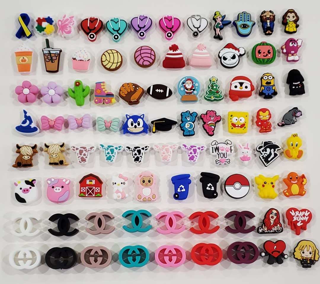 Silicone Focal Beads/ Bead Shapes (#9) - Simply Glittericious