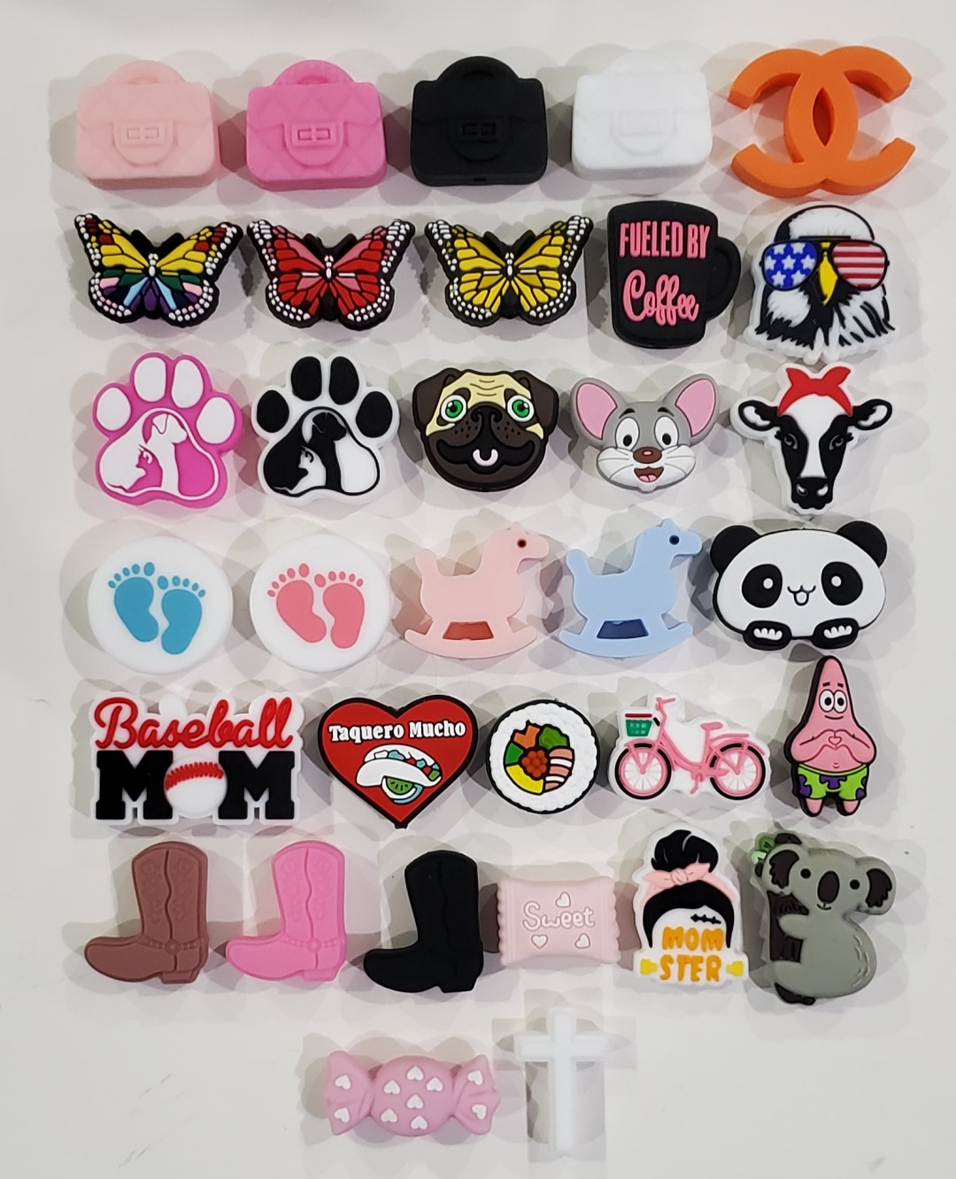 Silicone Focal Beads/Bead Shapes (#11)