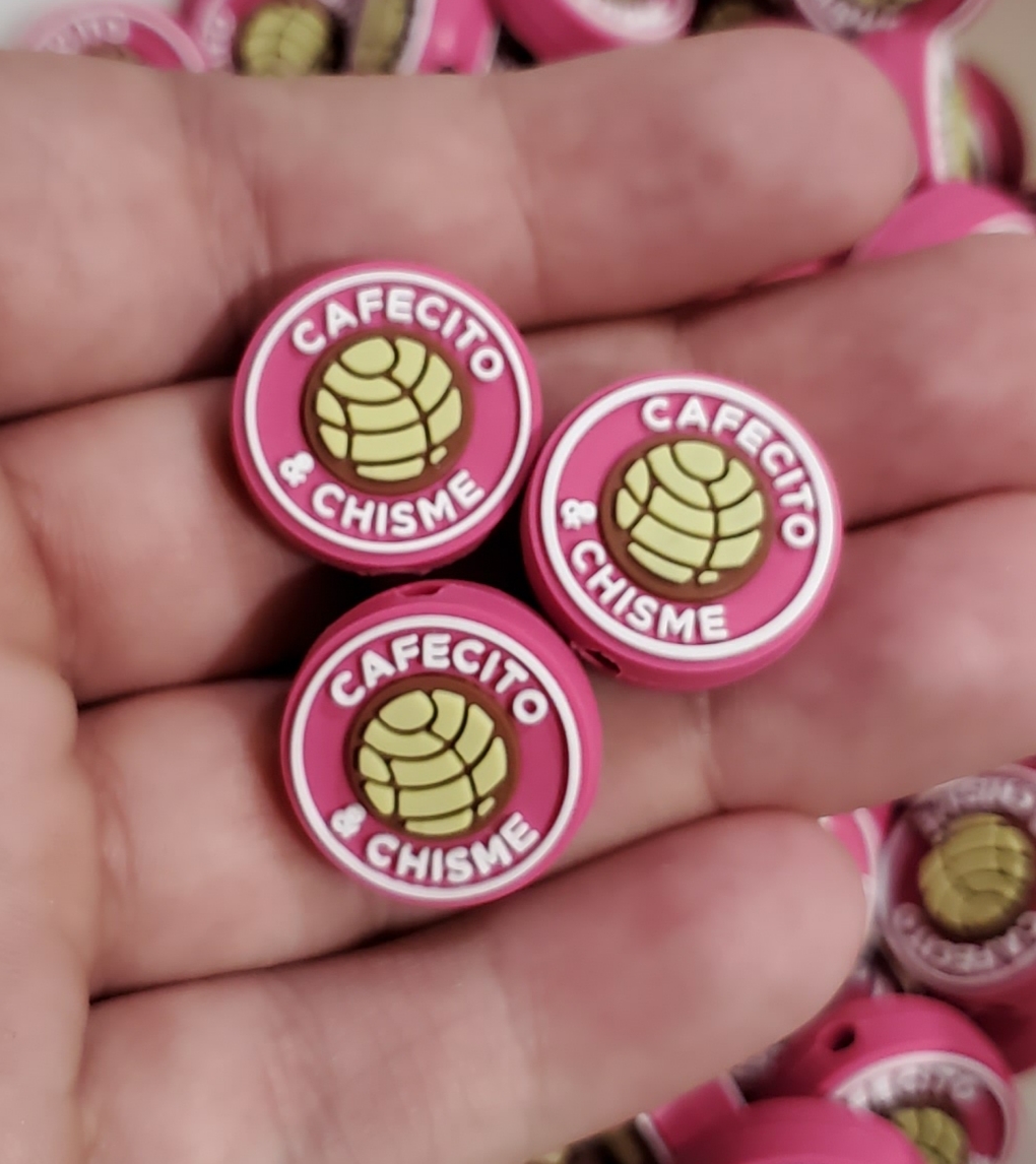 Terrazzo 15mm Silicone Beads Confetti Silicone Bead Pink -  Canada