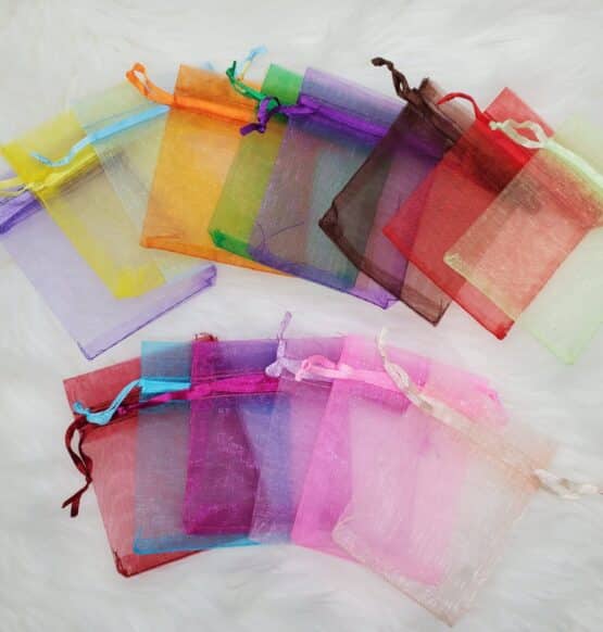 *Mesh Drawstring Bags (10 pcs) (TOP A)