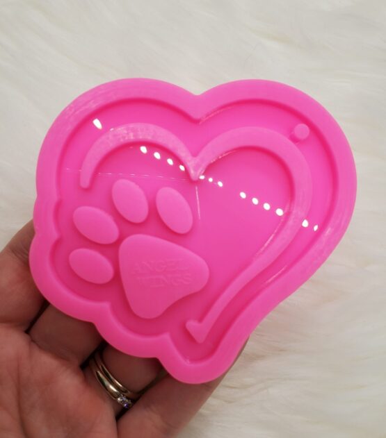 *Paw & Heart (hollow heart) (13-D)