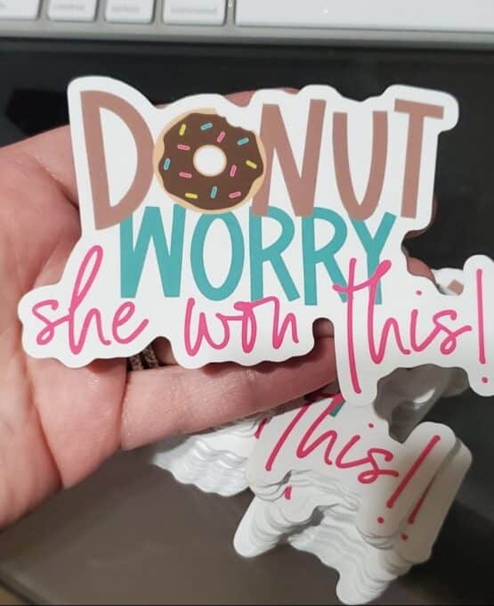 *She Won This Sticker (This will be added to outside of package) (M3) - Image 2