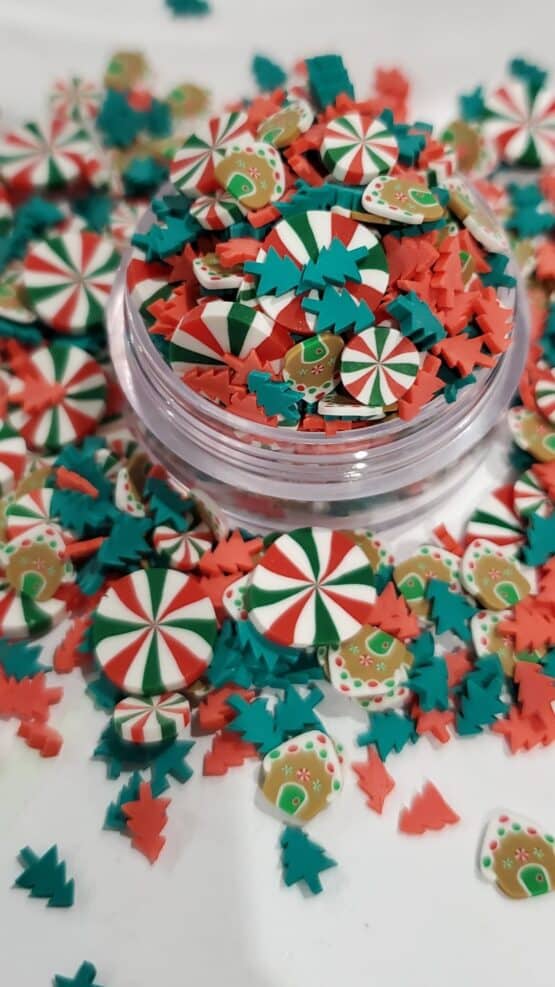 *Gingerbread House w/Christmas Trees (37-B) - Image 2