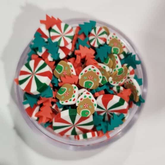 *Gingerbread House w/Christmas Trees (37-B)