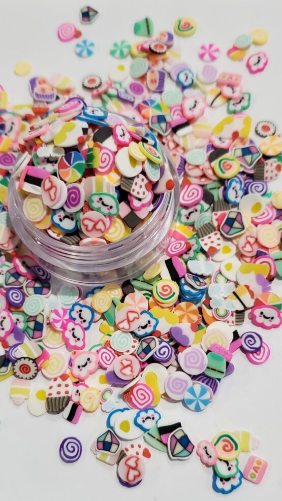 *Mixed Polymer Clay Slices (41-A)