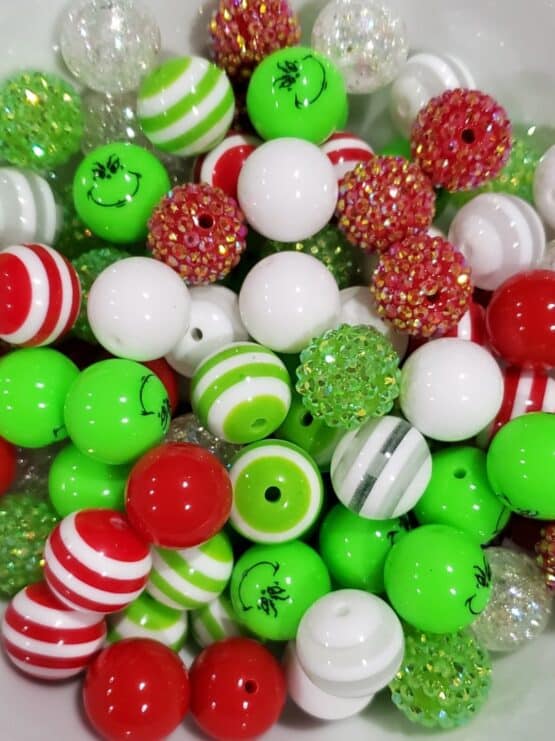 *Grinch 20MM Beads Mix (U-4)