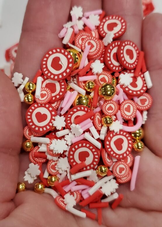 *Valentine's Mix w/Gold Beads (39-C) - Image 2