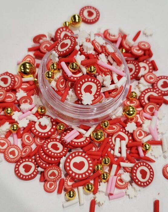 *Valentine's Mix w/Gold Beads (39-C) - Image 3