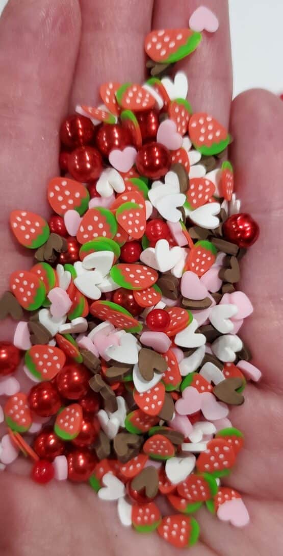 *Strawberries & Chocolate (red beads) (39-C) - Image 3