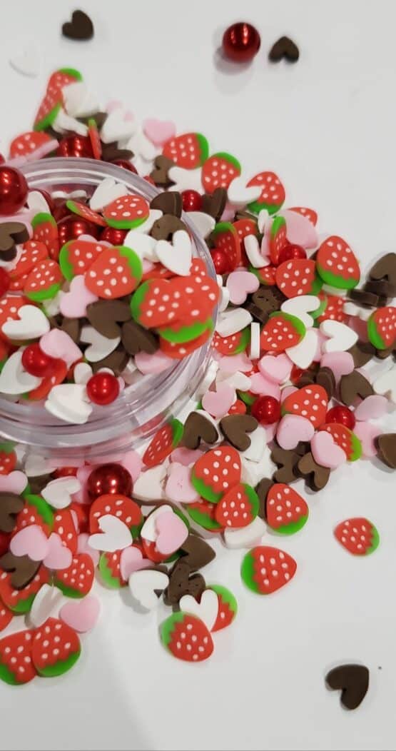 *Strawberries & Chocolate (red beads) (39-C) - Image 2