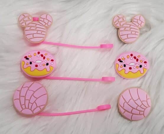 87. Sweets Straw Cover & Croc Charms (14-D)