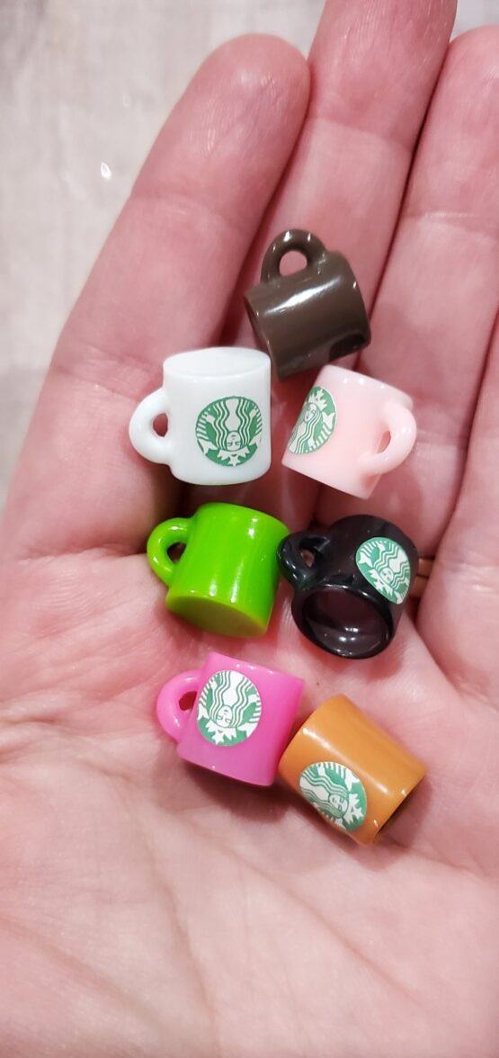 *Starbucks Coffee Mug Charm (4 pcs) (M4)