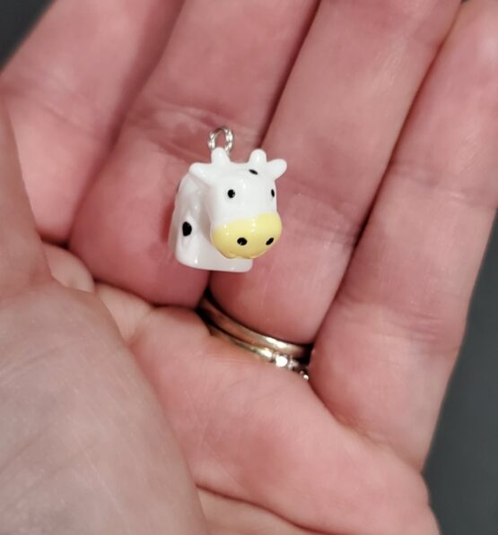 *Cow Charm (White) M4 - Image 2