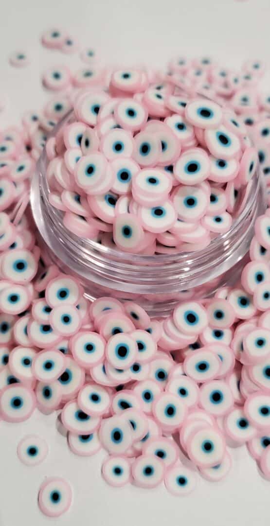 *Pink Evil Eye (5MM) (38-F)