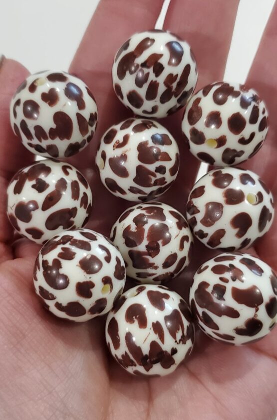 *Brown Cow 20MM Bead (O-2)