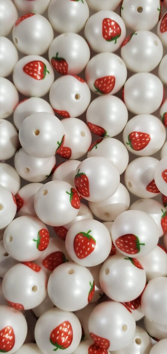 *Strawberry 20MM Beads (R-1)