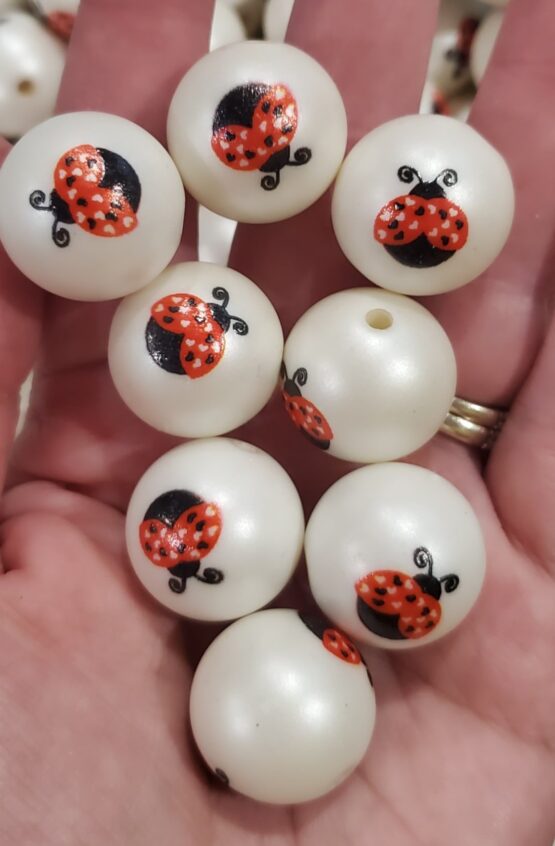 *LadyBug 20mm Bead (S-5)