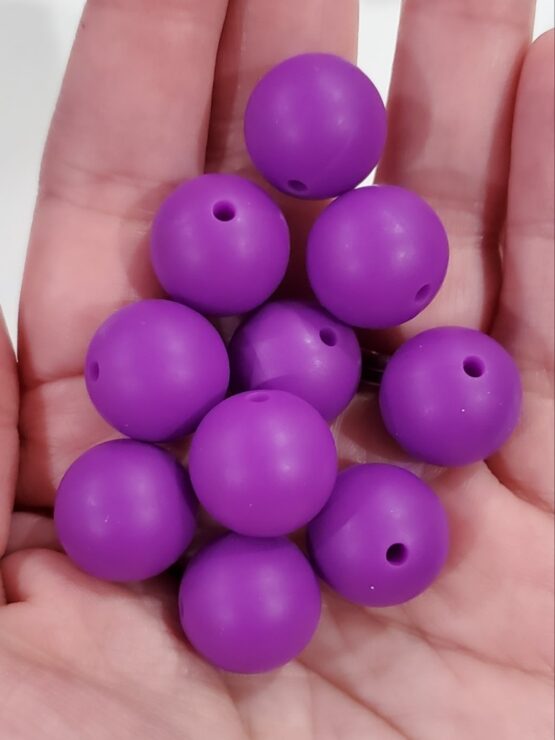 *Purple 15MM Beads (Q-4)