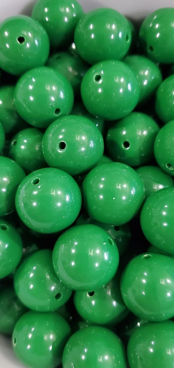 *Green 20MM Chunky Bead (4-C)