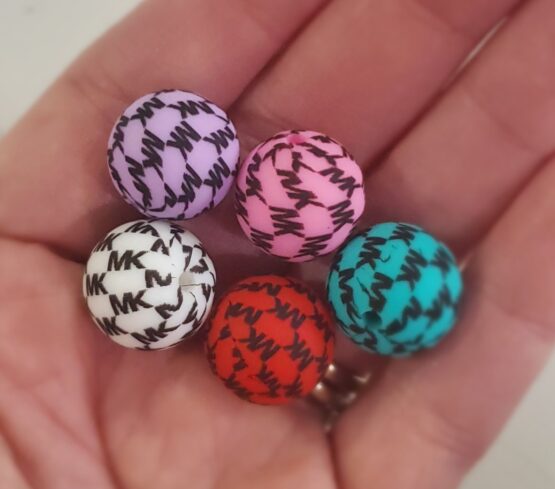 *MK 15MM Silicone Beads (5 colors)