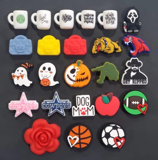 #13 Silicone Focal Beads/ Bead Shapes