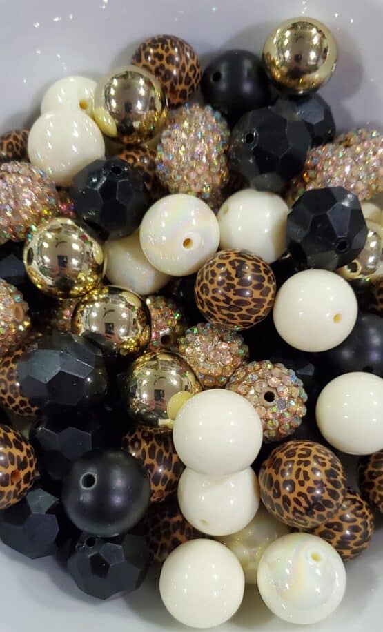 *Cheetah 20mm Beads Mix (U-1)