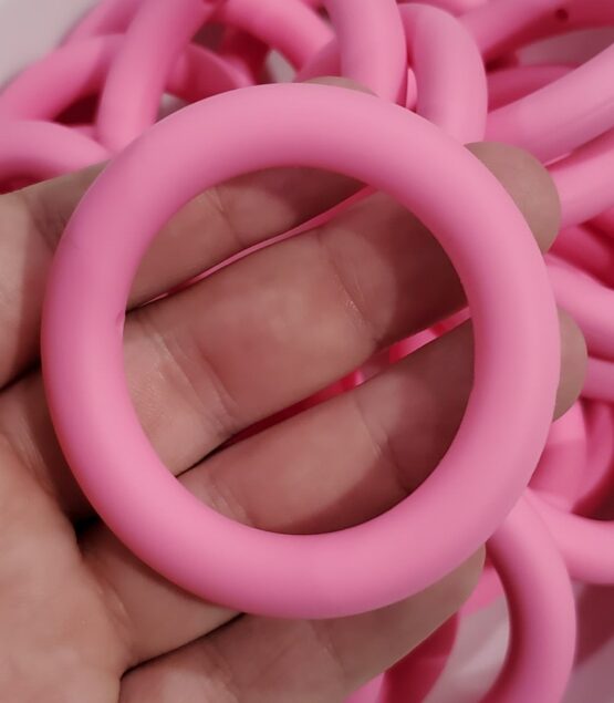 Round Silicone Teethers (65mm)(15 colors) - Image 6