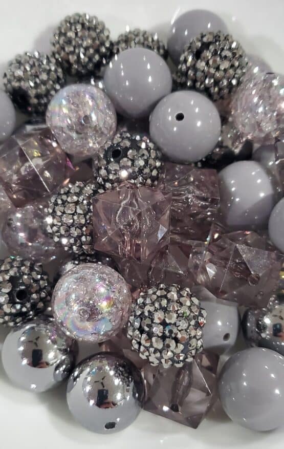 *20MM Charcoal Bead Mix (4-A)