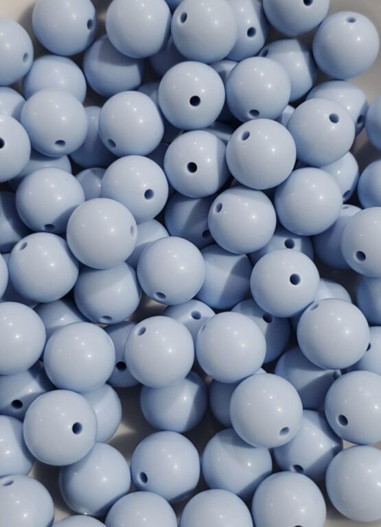 *LT Blue 15MM Silicone Bead (28-B)