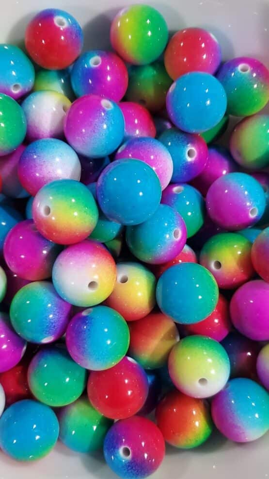 *Rainbow 20MM Bead (5-D)