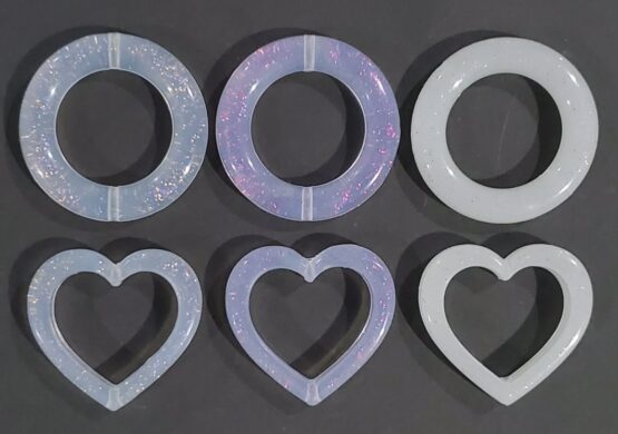 *Silicone Heart & Round Hoops - Image 15