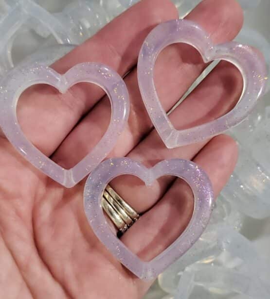 *Silicone Heart & Round Hoops - Image 12