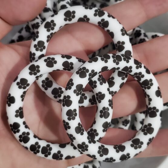 65MM Printed Round Silicone Teethers - Image 6