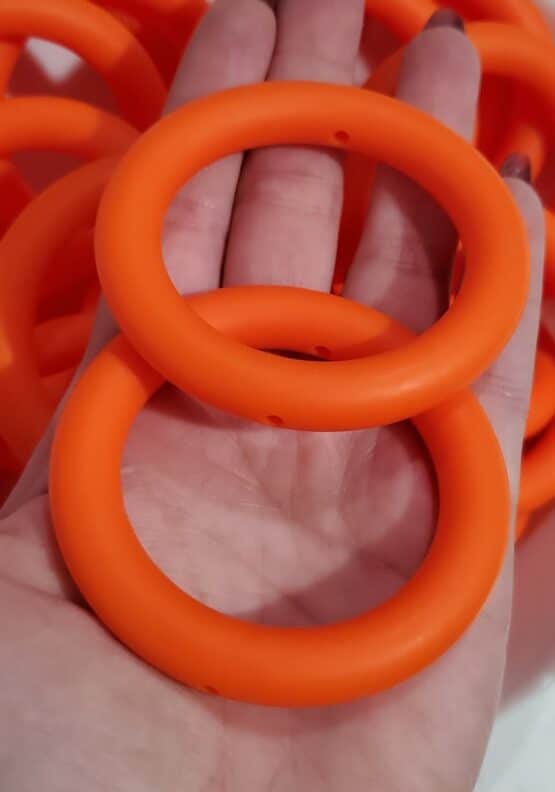 Round Silicone Teethers (65mm)(15 colors) - Image 21