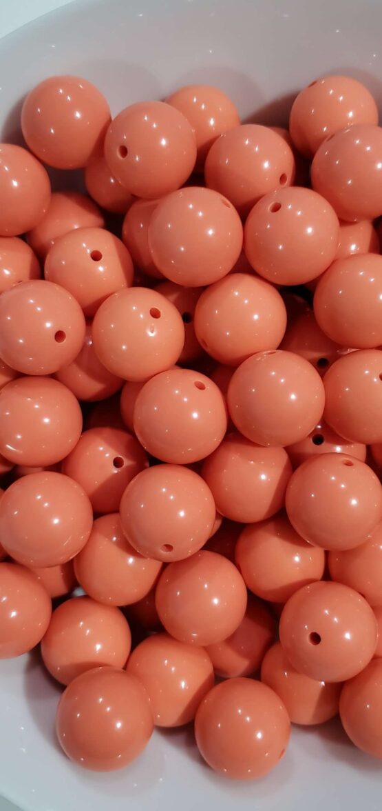 *Creamy Orange 20MM Chunky Bead