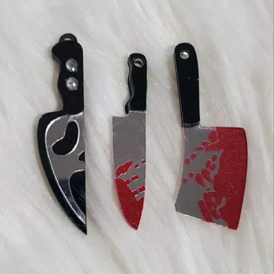 *Knife or Hatchet Charms (2 pieces)