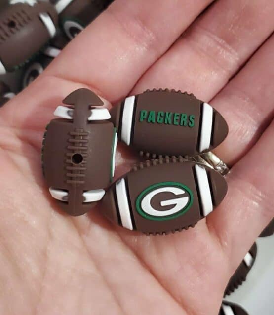 #6 3D Football Focal Beads/Bead Shapes - Image 13