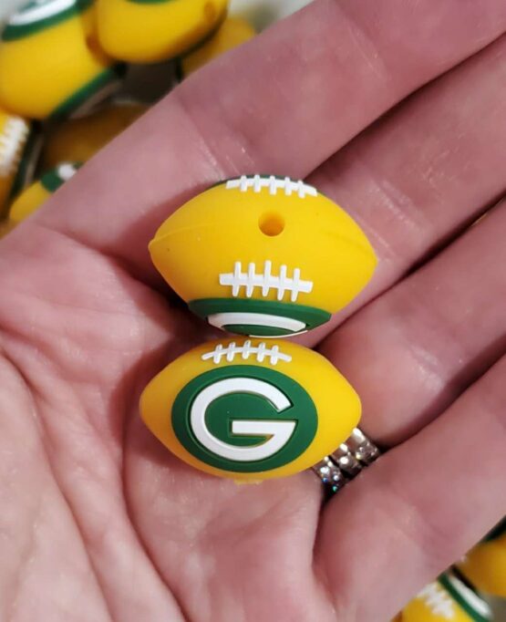 #6 3D Football Focal Beads/Bead Shapes - Image 14