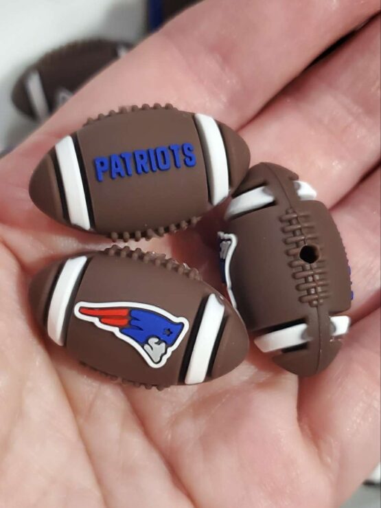 #6 3D Football Focal Beads/Bead Shapes - Image 9