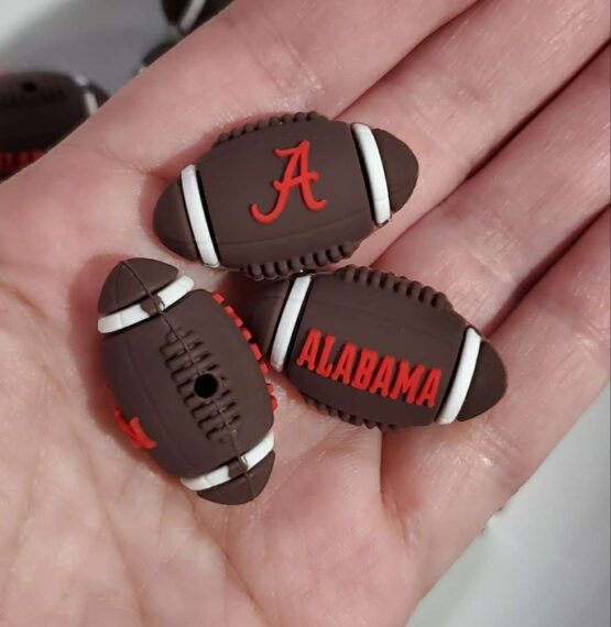 #6 3D Football Focal Beads/Bead Shapes - Image 15