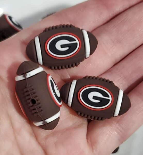 #6 3D Football Focal Beads/Bead Shapes - Image 16