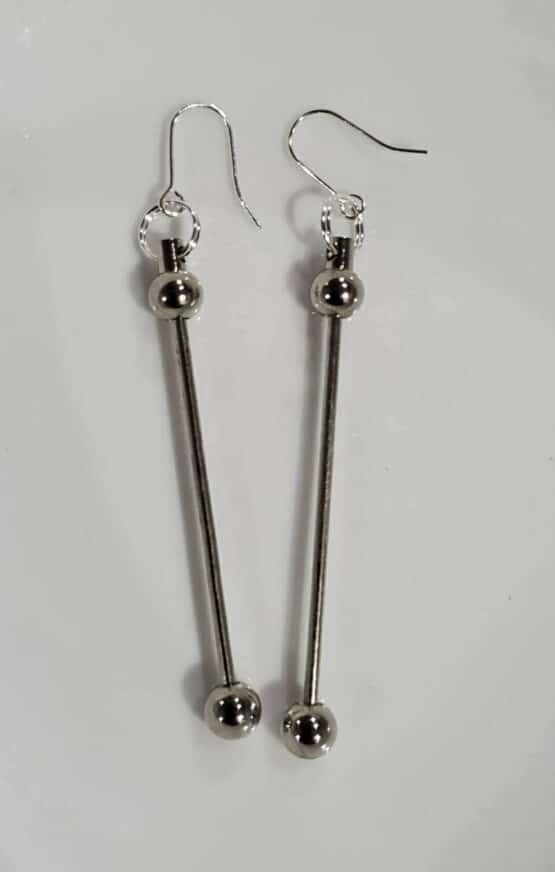 *Stainless Steel Beadable Earrings (M-4)