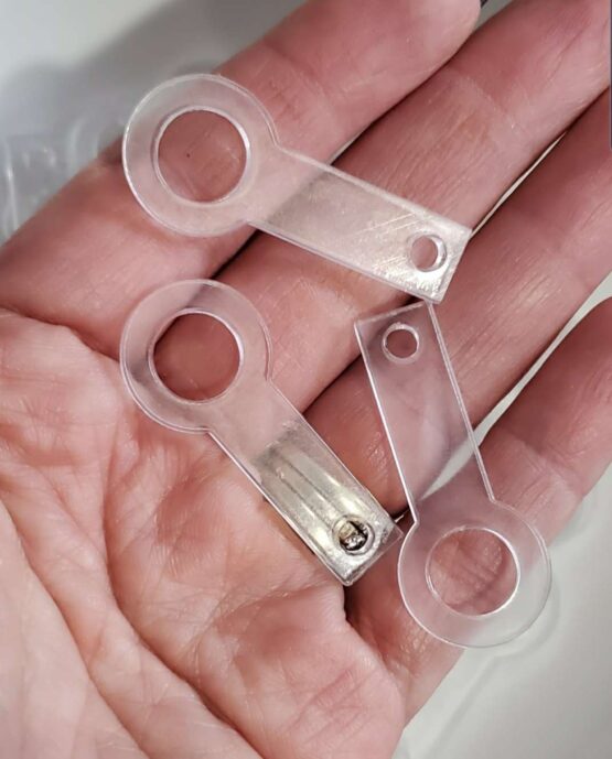 *Clear Acrylic Straw Charms